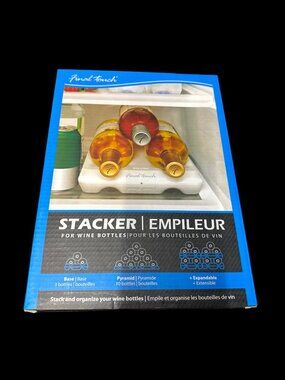 The Final Touch Wine Bottle Stacker BPA-free New in Box